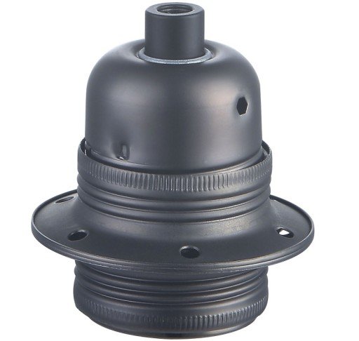 Halo Design Combi E27 fatning, sort Halo Design Combi E27 fatning, sort