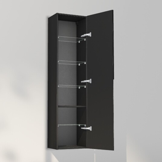 INR Iconic Nordic Rooms Grip 40/30 Høyskap Black oak / 40cm Høyre Hengslet INR Iconic Nordic Rooms Grip 40/30 Høyskap Black oak / 40cm Høyre Hengslet