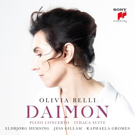 Olivia Belli, Eldbjørg Hemsing, Jess Gillam, Raphaela Gromes, Deutsches Kammerorchester Berlin, Canea Quartett Daimon: Piano Concerto, Ithaca Suite & Sonatina For Nausicaa CD