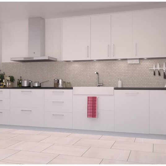 Mosaikk Ceramiche Keope Back Ivory Beige Mosaic 3x3 cm