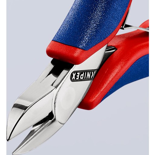 Knipex 115 mm Diagonalkutter for Elektronikk - Selvbetjent Displaypakke