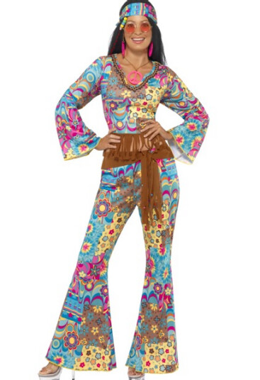 Hippie Blomstrende kostyme Hippie Blomstrende kostyme