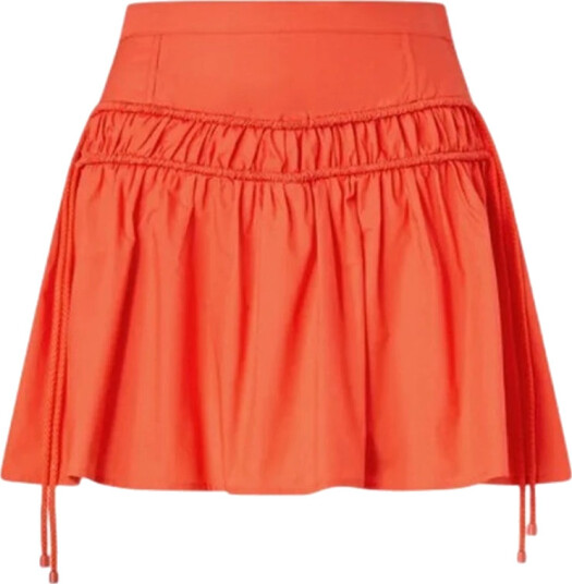 Pinko Dame Skjørt Oransje S,