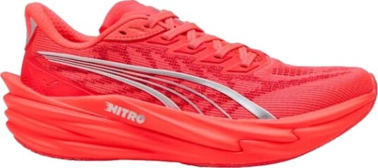 Puma Deviate NITRO 4 Dame Ultra Red/Puma Silver 40