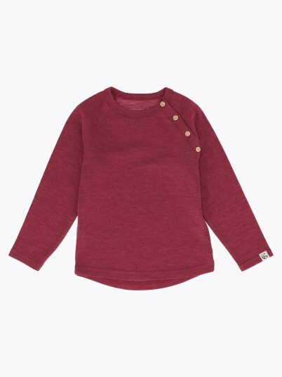 Gullkorn Villvette Ull Longsleeve Rosa 128