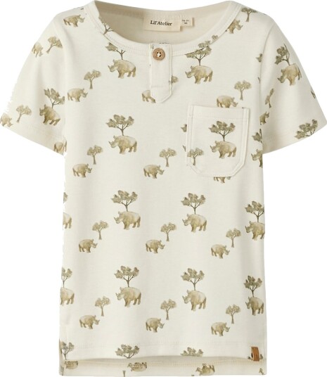 Lil"Atelier Nmmlayo Ss Slim Top Lil Cream 104 Lil"Atelier Nmmlayo Ss Slim Top Lil Cream 104