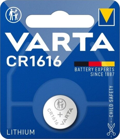 Varta CR1616 Litium knappcellebatteri 3V - 1 stk Varta CR1616 Litium knappcellebatteri 3V - 1 stk