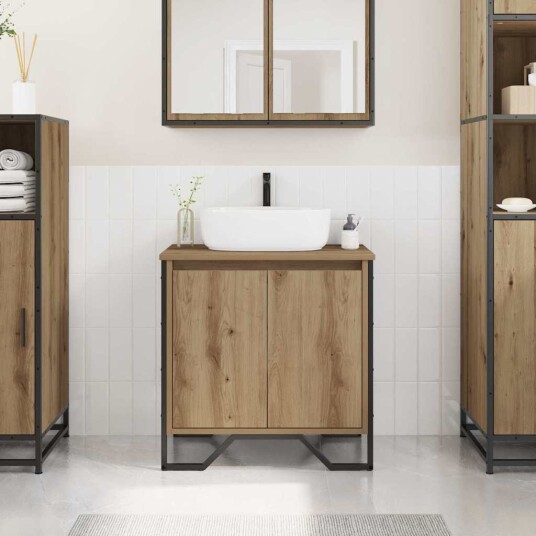 Baderomsvaskeskap Artisan Eik 60x35x50 cm Konstruert Tre Baderomsvaskeskap Artisan Eik 60x35x50 cm Konstruert Tre
