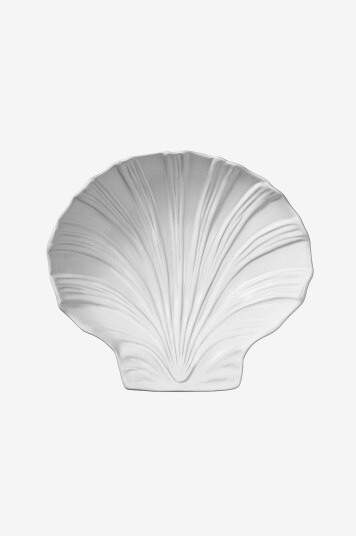 PICK A POPPY Stor skål Marine 31x35 cm Hvit PICK A POPPY Stor skål Marine 31x35 cm Hvit
