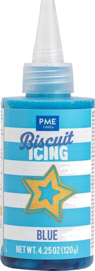 Pme Pepperkakeglasur  Blå 120g | Slikkepott.No