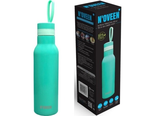 Noveen Noveen Termoflaske Tb134 Sea Green Shiny 500 Ml Noveen Noveen Termoflaske Tb134 Sea Green Shiny 500 Ml