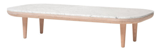 &Tradition FLY SC5 120 x 60 cm FLY SC5 120x60 cm Hvitoljet eik / Bianco Carrara Marmor
