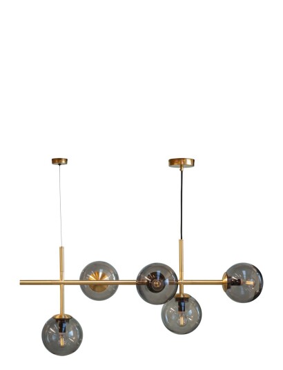 Dyberg Larsen Como Langbordspendel Gold Dyberg Larsen SMOKE/ BRASS ONE SIZE