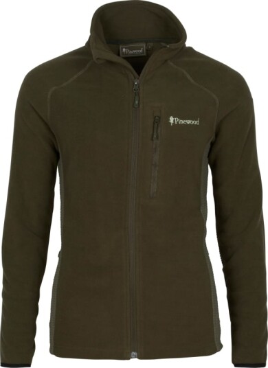 Pinewood Women's Air Vent Fleece Jacket M , Dark Mossgreen