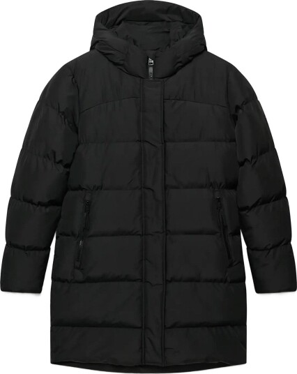 Superdry Hooded Sports Puffer Mid Jkt BLACK 8