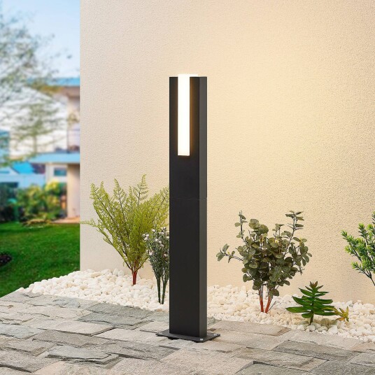 Lucande Virgalia LED-gatelampe, 65 cm