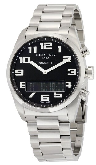 Certina Herreklokke C020.419.11.052.01 DS Multi Sort/Stål Ø42 mm Certina Herreklokke C020.419.11.052.01 DS Multi Sort/Stål Ø42 mm