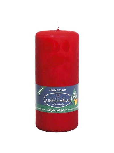 Asp Holmblad Miljvennlige Kubbelys Deep Red