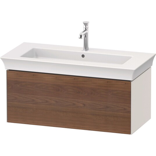 Duravit White Tulip Servantskap 1 skuff 98,4x45,8x41 cm Valnøtt/Nordisk Hvit