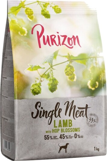 Purizon Tørrfôr Adult Single Meat Dog Med Humleblomster Kornfri Lam 1 kg