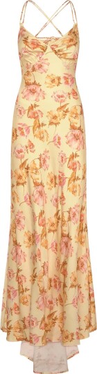 Malina Cornelia Slip Maxi Dress Yellow 44