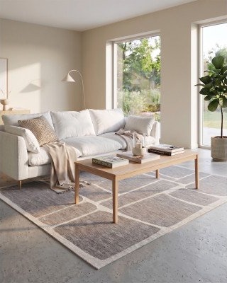 Kilands Soho natur   maskinvevd teppe
