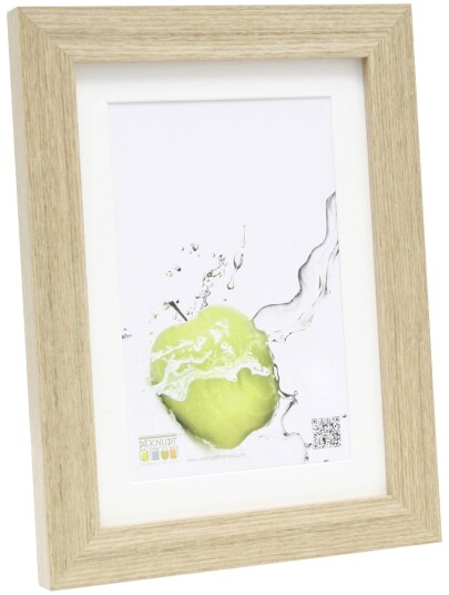 Deknudt S66KH1 P1 Billedramme med Passepartout 18x24cm Eik