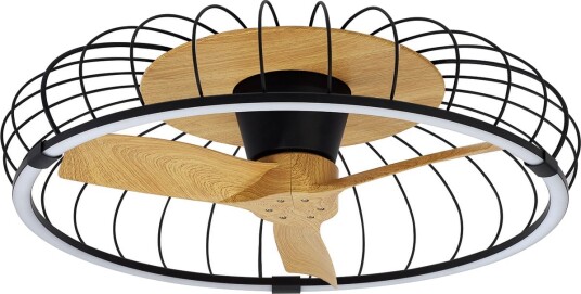 Nature LED takvifte CCT app svart/bøk – Mantra Mantra Iluminación Nature dimmbar Svart Stue Plast 21.3 Svart