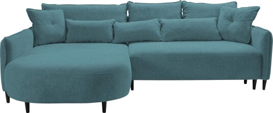 Bornalle 3 seters sovesofa med divan Glow 12 turkis
