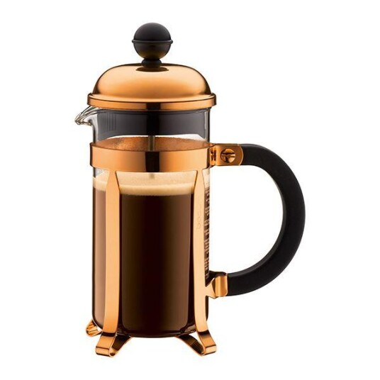 Bodum - Chambord presskanne 3 kopper kobber