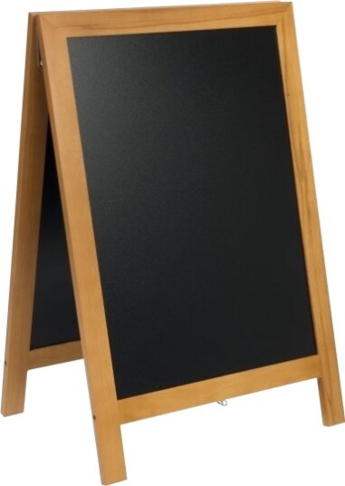 Gadeskilt Securit® Deluxe 55X85 Cm Teak Farvet Gadeskilt Securit® Deluxe 55X85 Cm Teak Farvet