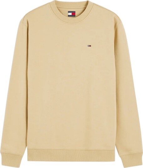 Tommy Jeans Tjm Reg S Flag Crew Ext Beige L