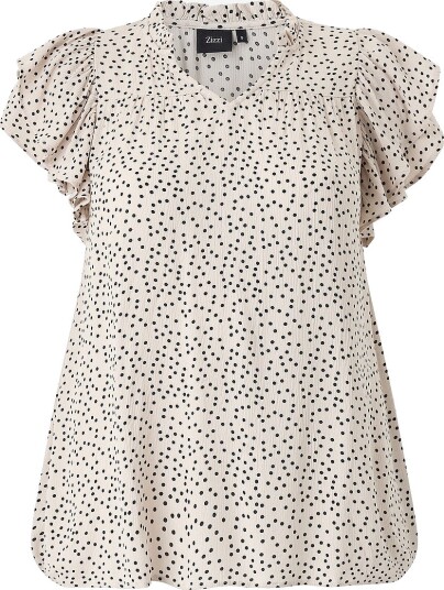 Zizzi   Bluse Vwisma   Beige