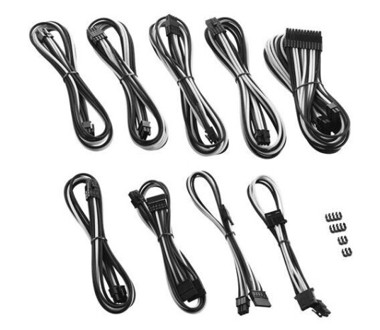 CableMod PRO ModMesh C-Series RMi/RMx Cable Kit - Black/White CableMod PRO ModMesh C-Series RMi/RMx Cable Kit - Black/White