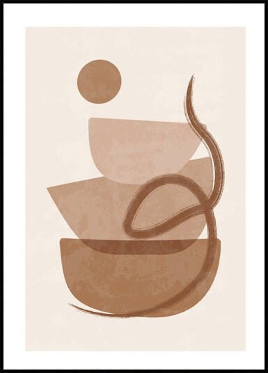 Watercolor Shapes Plakat Plakat / 100x150cm