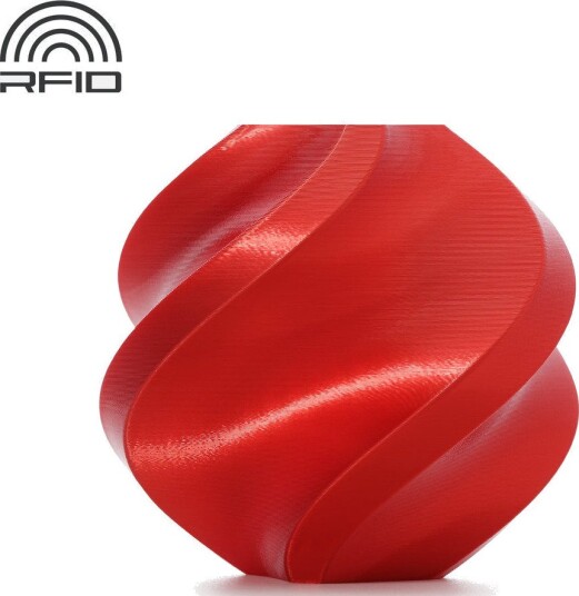 Bambu Lab PLA Silk+ Candy Red 13205 Med spole