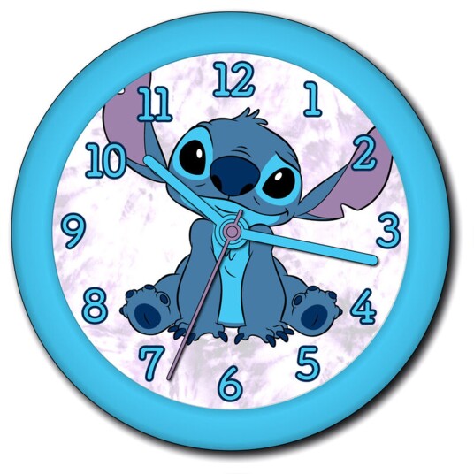 Disney Lilo and Stitch Veggklokke Blå