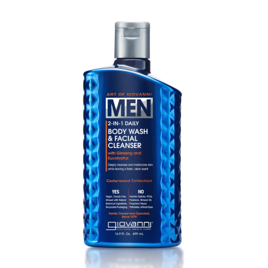 Giovanni 2 i 1 body wash & ansiktsrens for menn 499 ml