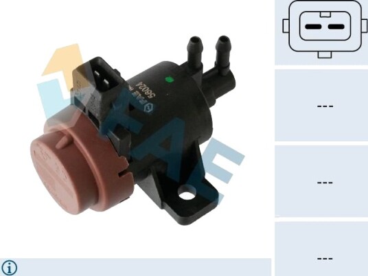Trykkomformer, turbolader FAE 56024
