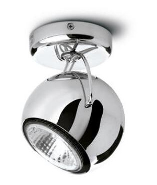 Fabbian Beluga Vegg- & Taklampe Polert Stål