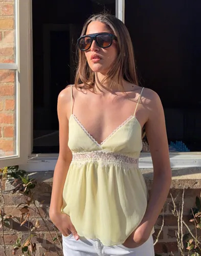 Nelly Gul Chiffon Lace Top