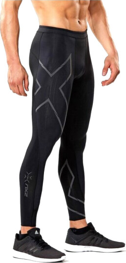 2XU Men's MCS Run Compression Tights S, Black/Black Reflective 2XU Men's MCS Run Compression Tights S, Black/Black Reflective