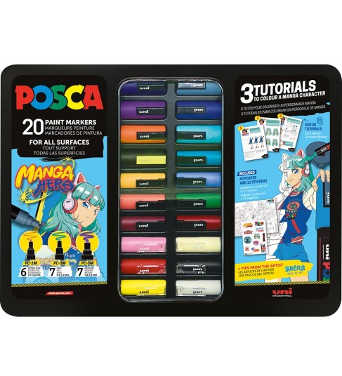 Posca Manga Hero 20 sett Posca Manga Hero 20 sett