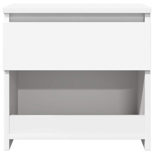 vidaXL Nattbord 2 stk hvit 40x30x39 cm sponplate