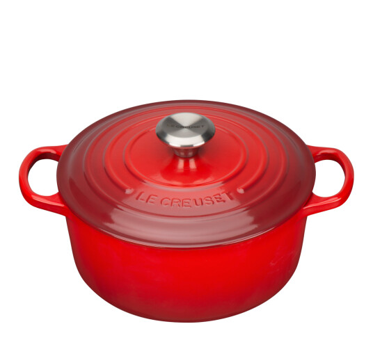 Le Creuset Signature Rund Gryte 24 cm 4,2 l Rød