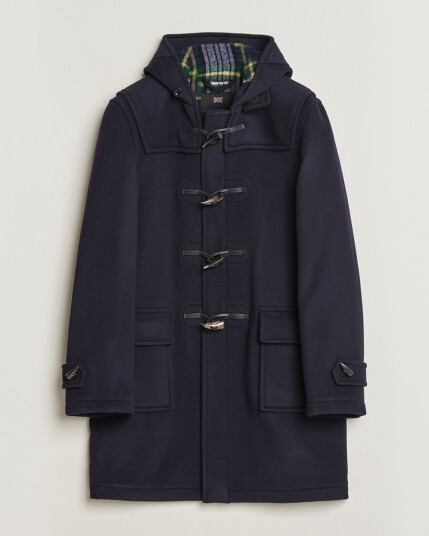 Gloverall Morris Duffle Coat Navy/Dress Gordon