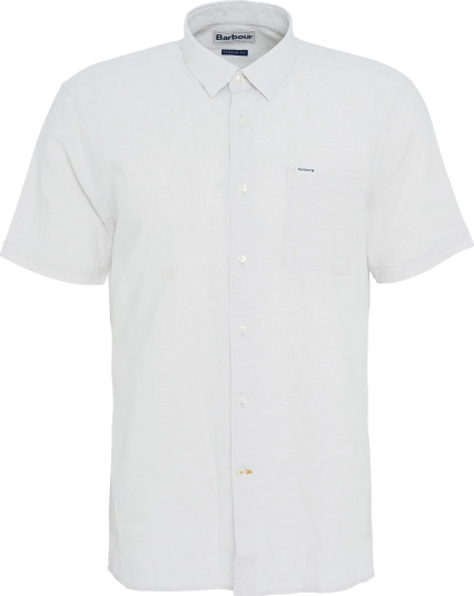 Barbour Men"s Nelson Shortsleeve Summer Shirt Mist M Barbour Men"s Nelson Shortsleeve Summer Shirt Mist M