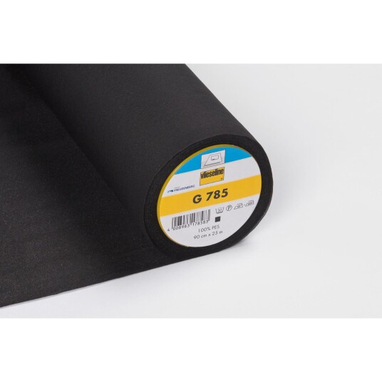 G 785 Vevet vlies i Sort