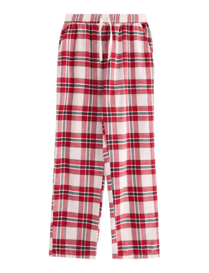 Lindex Trousers Pyjama Flannel Multi/patterned 146/152