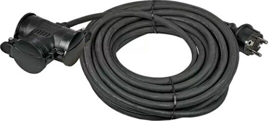 Skjøtekabel Gummi 3-Veis 3x1.5mm2